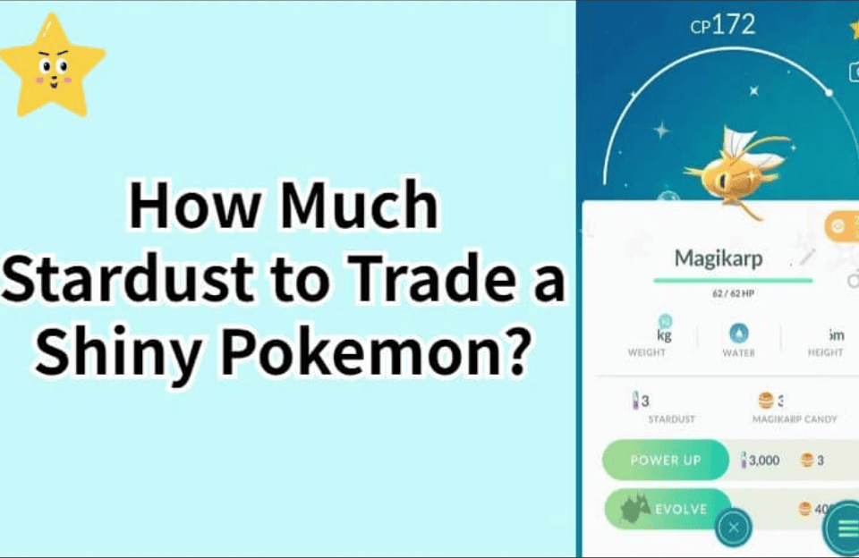 how Much Stardust to Trade Shiny in Pokémon Go