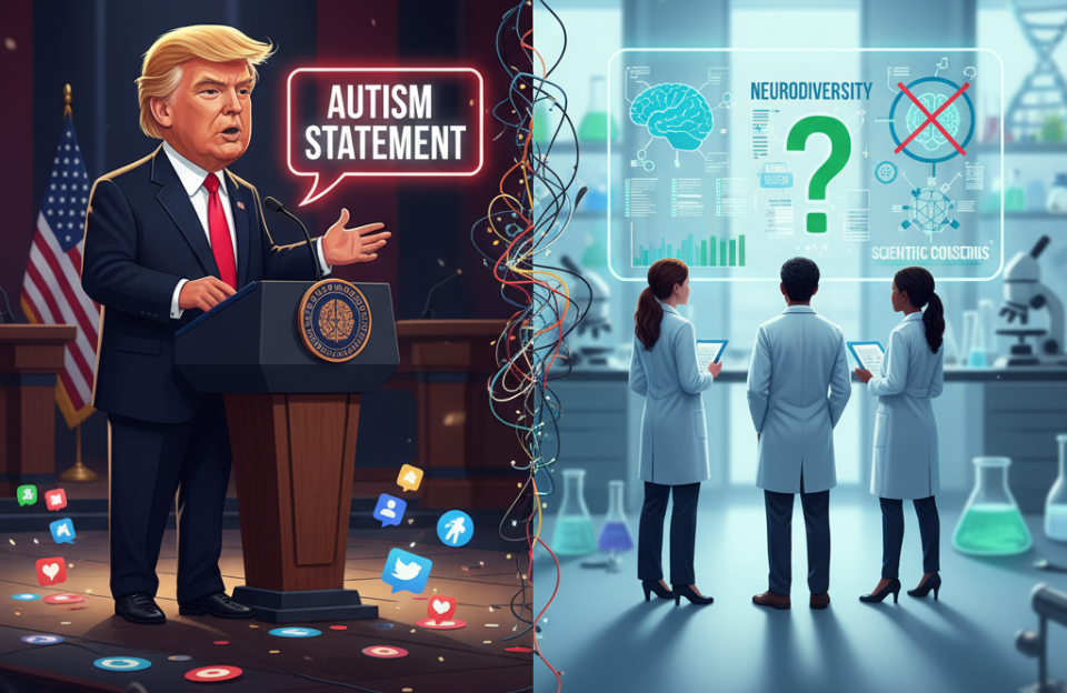 Trump Autism Statement Sparks Political and Scientific Debate